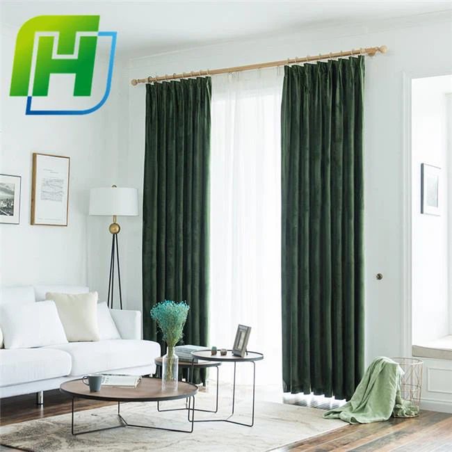 Heavy velvet curtain