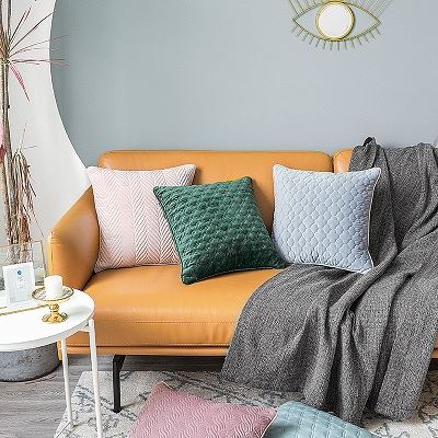 Many other designs velvet quilting cushion