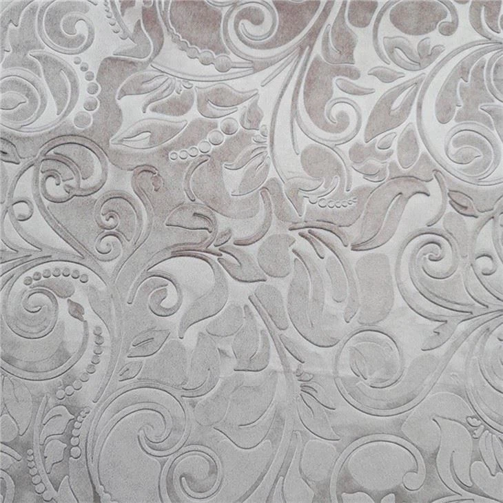 Velvet Damask Upholstery Fabric