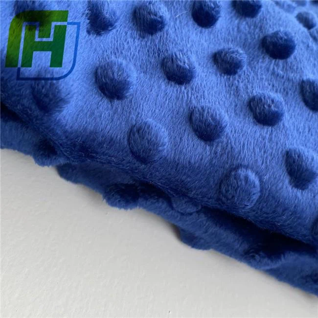 Warehouse Small MOQ Minky Dot Fabric