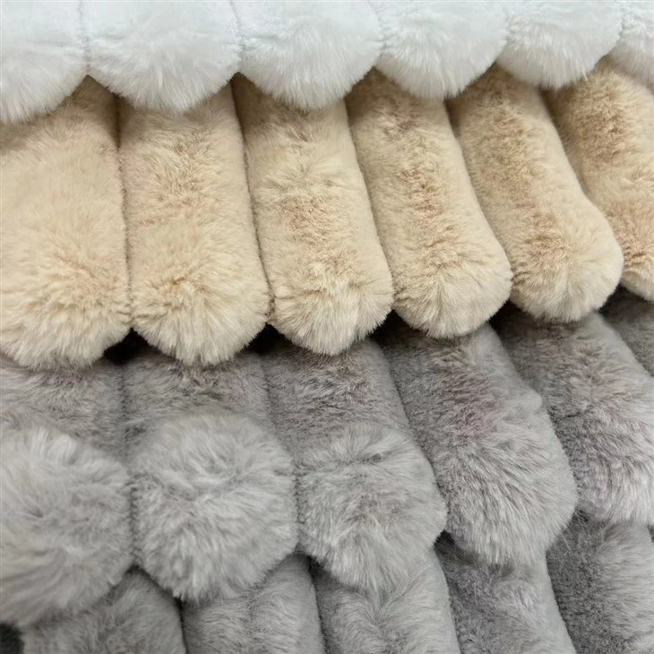 Faux Fur Imitation Rabbit Fabric For Blanket