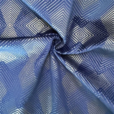 Kain beludru geometris foil
